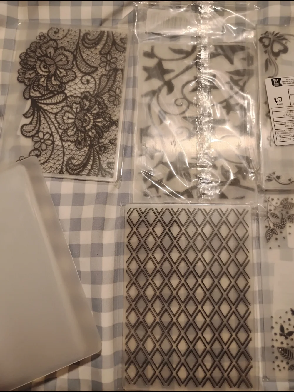 Variety Of Embossing Folders And Storage Album